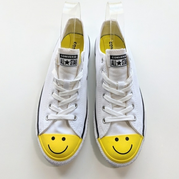 2 FOR 85 Converse All Star Smiley Face Emoji - Picture 1 of 6